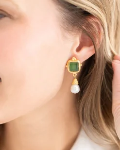 Madeline Pearl Drop Earrings|Susan Shaw Online