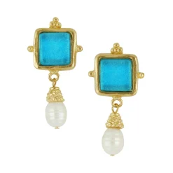Madeline Pearl Drop Earrings|Susan Shaw Online