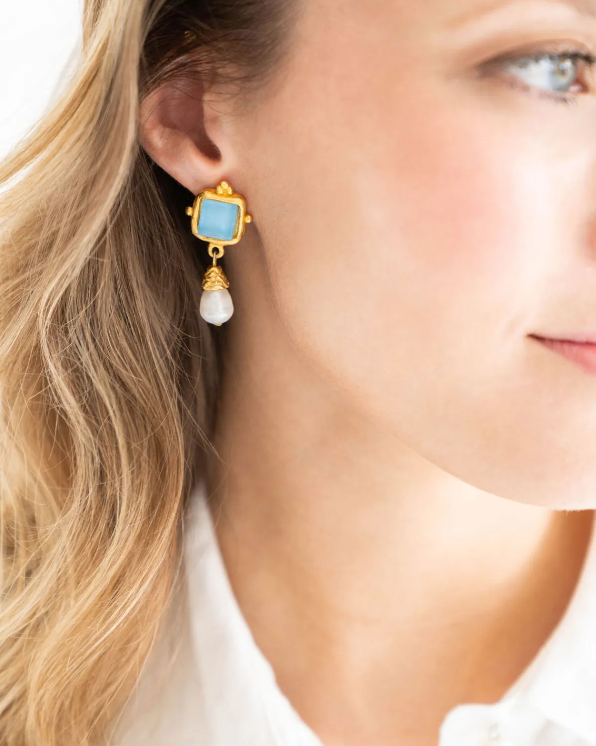 Madeline Pearl Drop Earrings|Susan Shaw Online