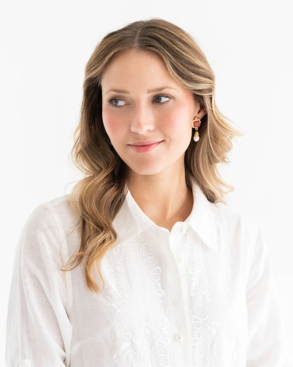 Madeline Pearl Drop Earrings|Susan Shaw Online