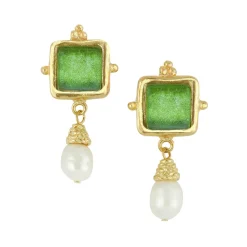 Madeline Pearl Drop Earrings|Susan Shaw Online