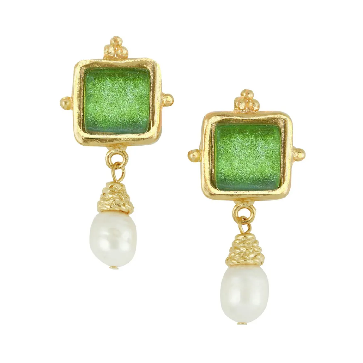 Madeline Pearl Drop Earrings|Susan Shaw Online