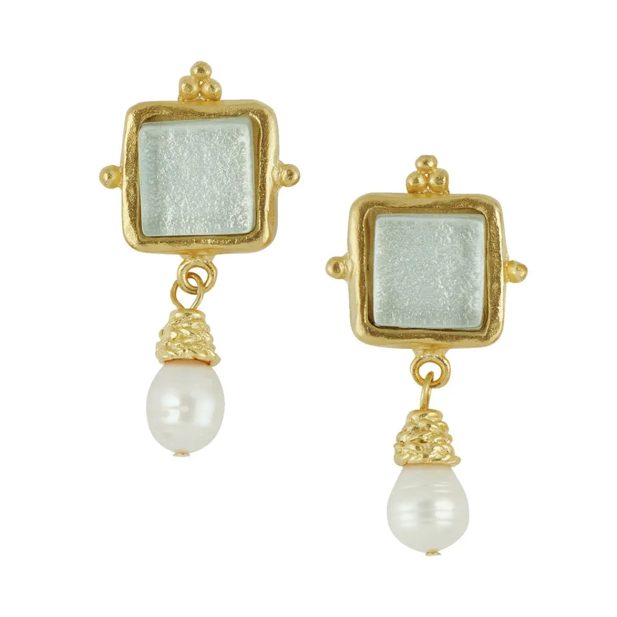 Madeline Pearl Drop Earrings|Susan Shaw Online