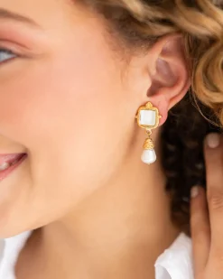 Madeline Pearl Drop Earrings|Susan Shaw Online