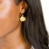 Magnolia Earrings|Susan Shaw Clearance