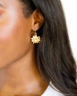 Magnolia Earrings|Susan Shaw Clearance
