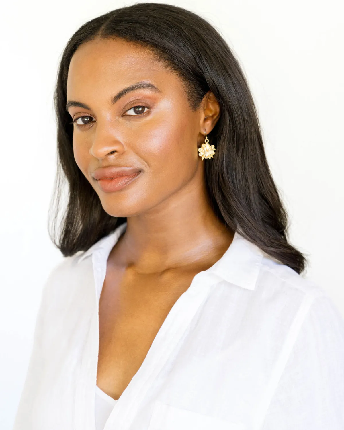 Magnolia Earrings|Susan Shaw Clearance