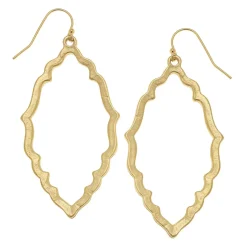 Medallion Outline Earrings|Susan Shaw Sale