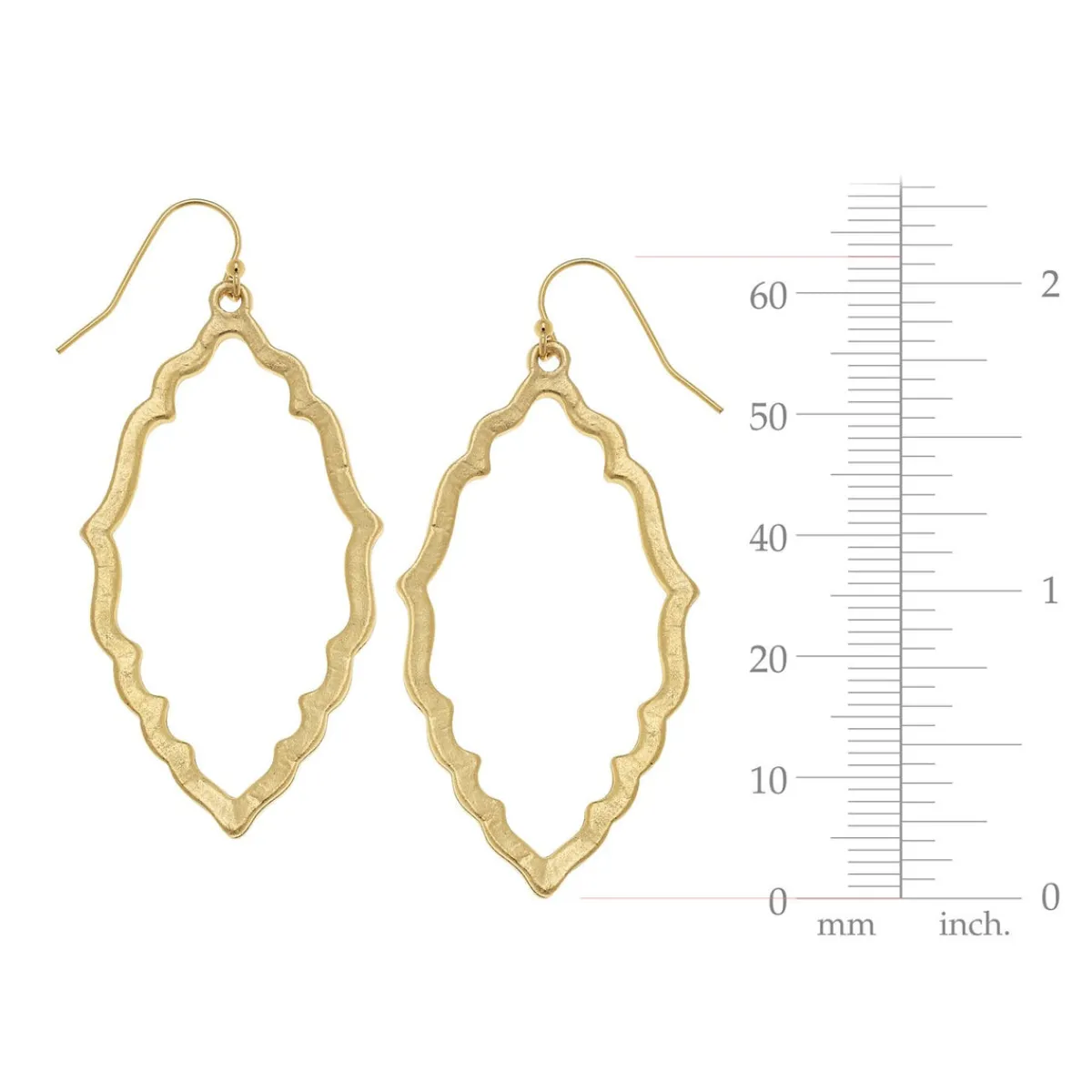 Medallion Outline Earrings|Susan Shaw Sale