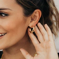 Mini Chain Hoops|Susan Shaw Online