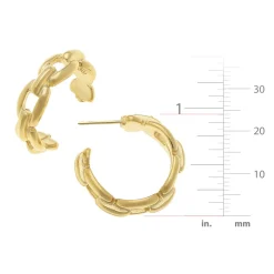Mini Chain Hoops|Susan Shaw Online