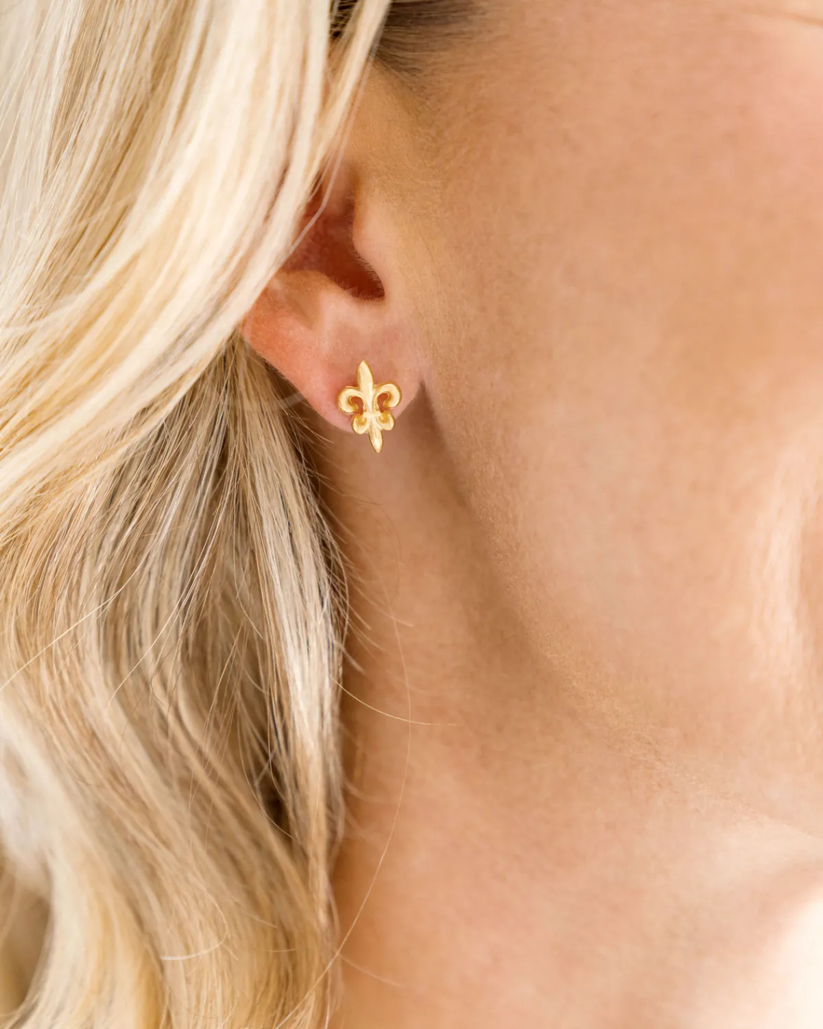 Mini Fleur de Lis Studs|Susan Shaw Best