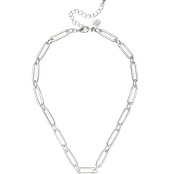 Mixed Link Paperclip Necklace|Susan Shaw Best