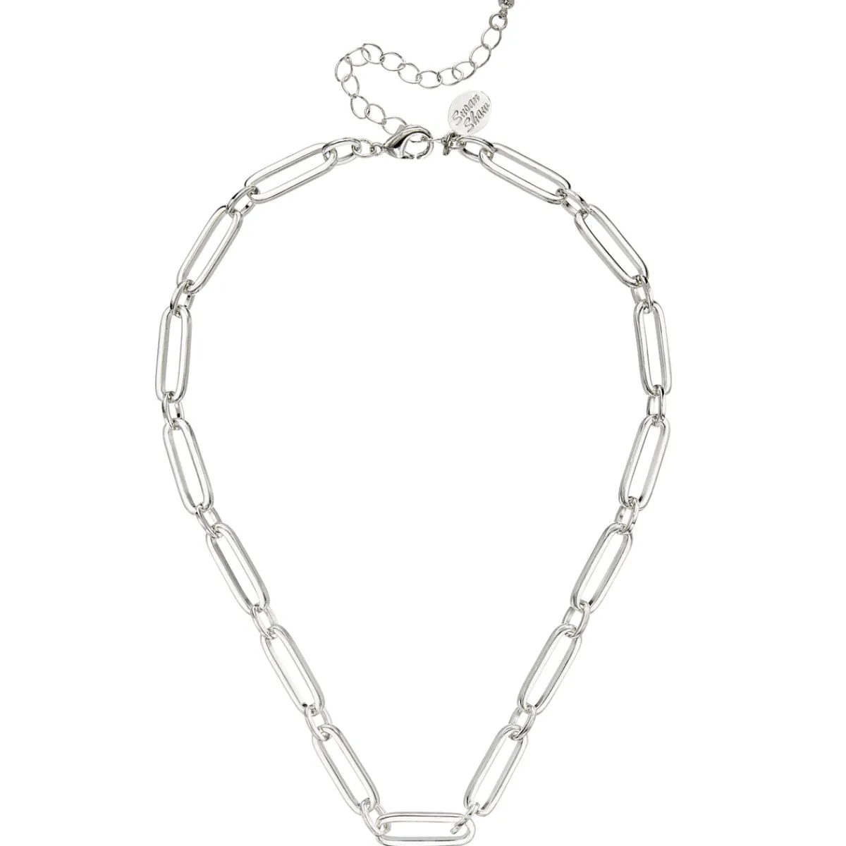 Mixed Link Paperclip Necklace|Susan Shaw Best