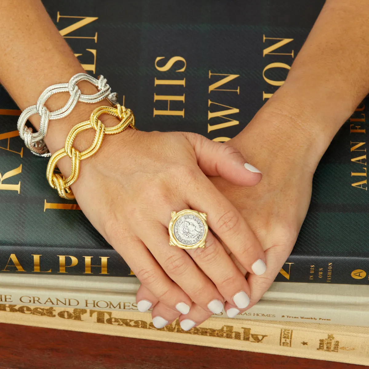 Mixed Metal Coin Ring|Susan Shaw New