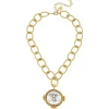 Mixed Metal Queen Bee Necklace|Susan Shaw Online
