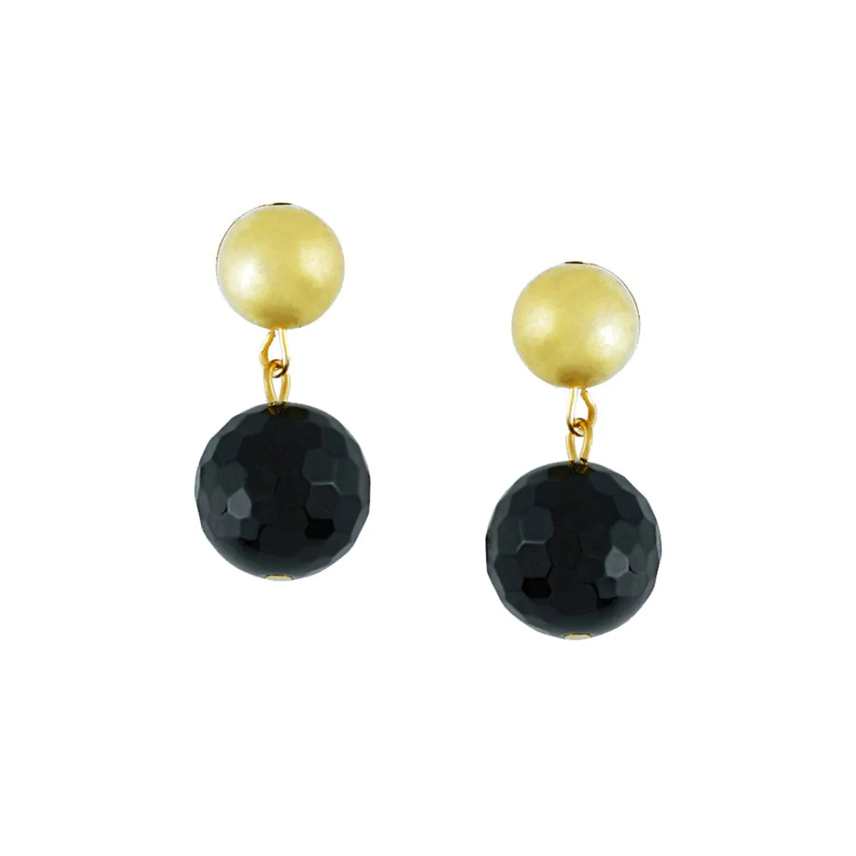 Onyx Margaret Drop Earrings|Susan Shaw Best