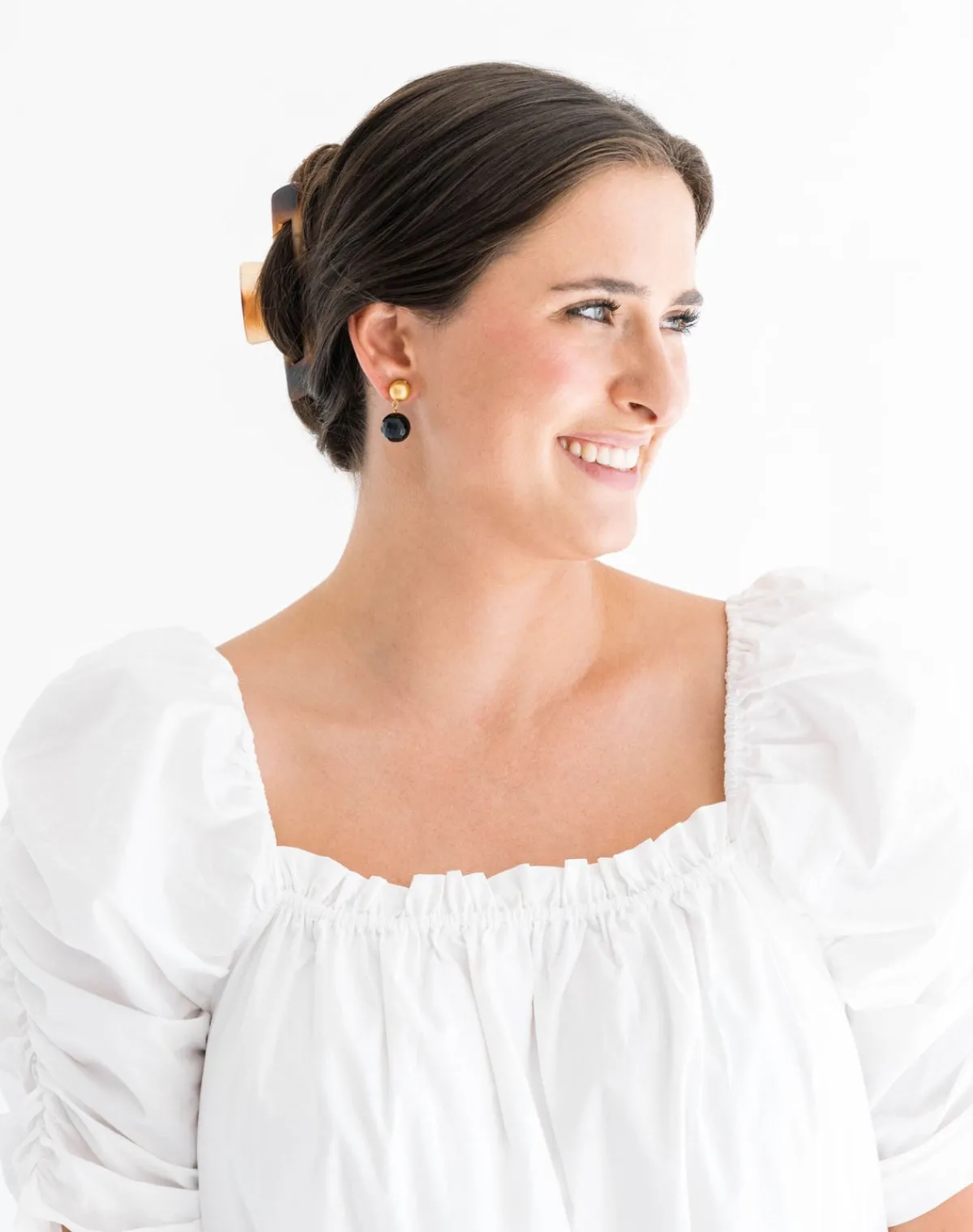 Onyx Margaret Drop Earrings|Susan Shaw Best