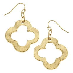 Open Clover Earrings|Susan Shaw Outlet
