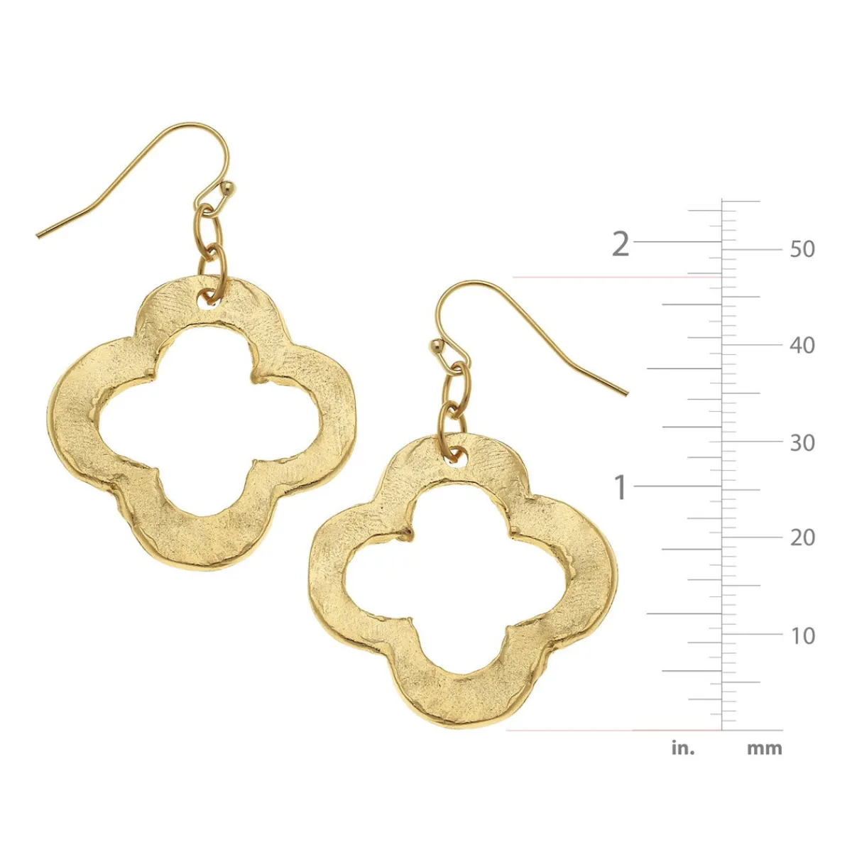 Open Clover Earrings|Susan Shaw Outlet