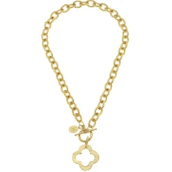 Open Clover Toggle Necklace|Susan Shaw