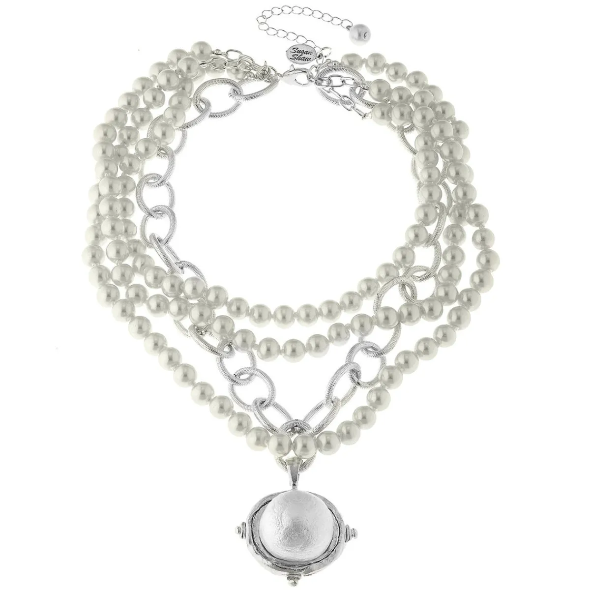 Pearl Cab Multi-Strand Pearl Necklace|Susan Shaw New
