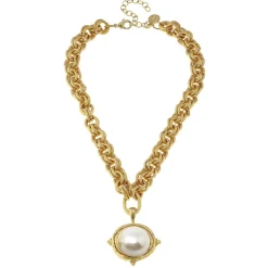 Pearl Cab Necklace|Susan Shaw New