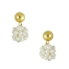 Pearl Cluster Drop Margaret Earrings|Susan Shaw New