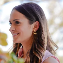 Poppy Bee Studs|Susan Shaw New