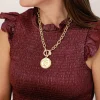 Queen Elizabeth Coin Necklace|Susan Shaw Clearance