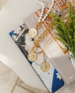 Queen Elizabeth Coin Necklace|Susan Shaw Clearance
