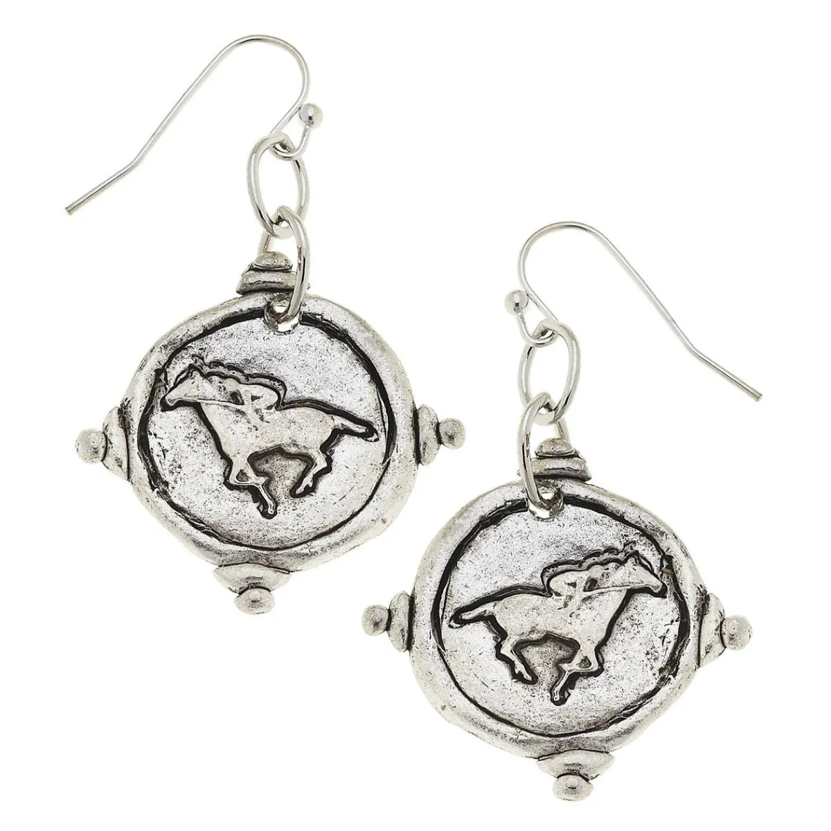 Race Horse Intaglio Earrings|Susan Shaw Discount