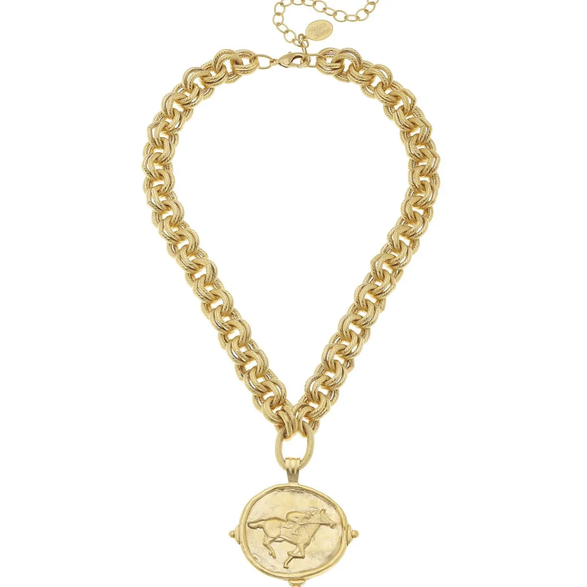Race Horse Intaglio Necklace|Susan Shaw Discount