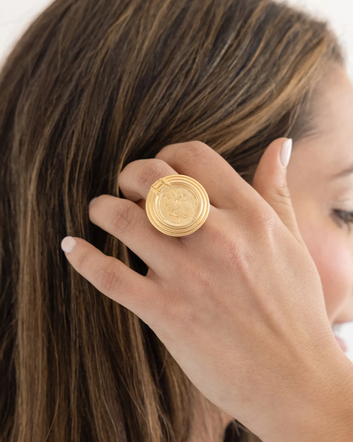 Roma Coin Ring|Susan Shaw Sale