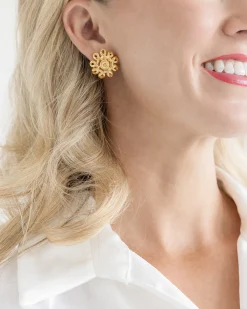 Rosette Studs|Susan Shaw Sale