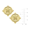 Sand Dollar Intaglio Studs|Susan Shaw Best