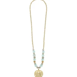 Sand Dollar Sea Glass Necklace|Susan Shaw Best
