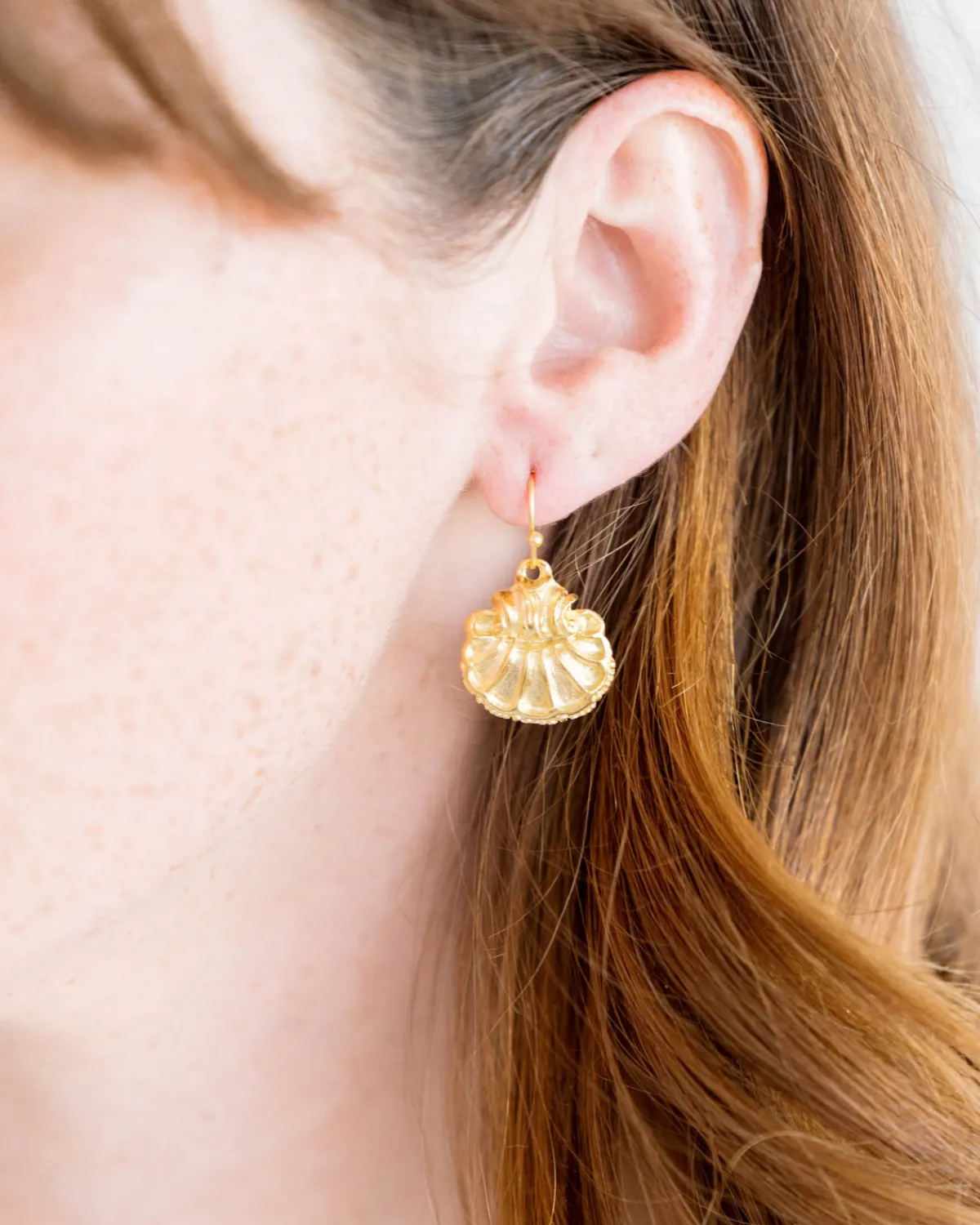 Scallop Earrings|Susan Shaw Hot