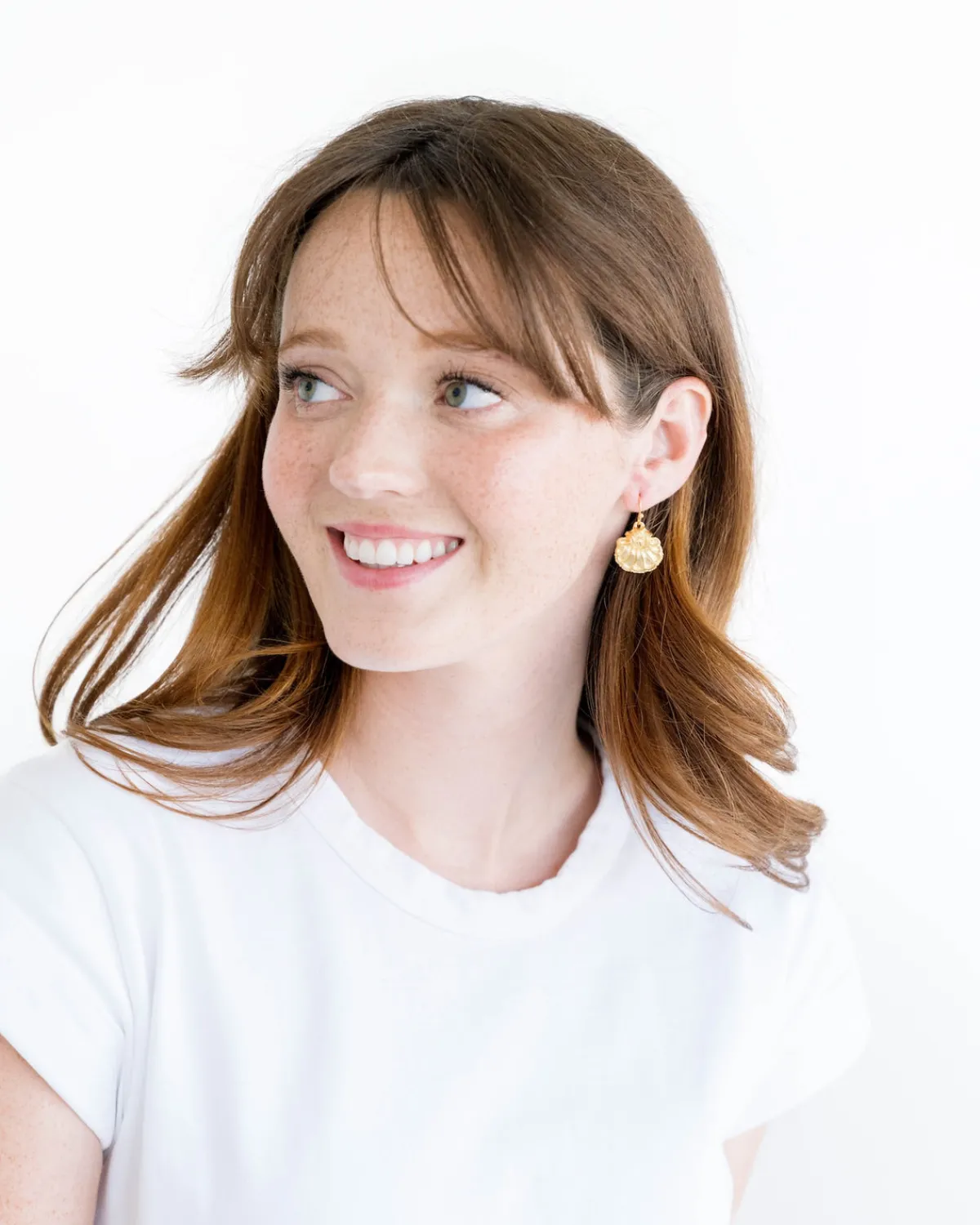 Scallop Earrings|Susan Shaw Hot