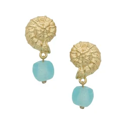 Shell Drop Earrings|Susan Shaw Outlet