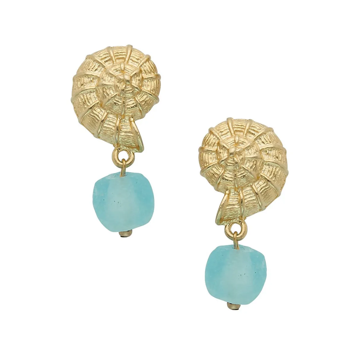 Shell Drop Earrings|Susan Shaw Outlet