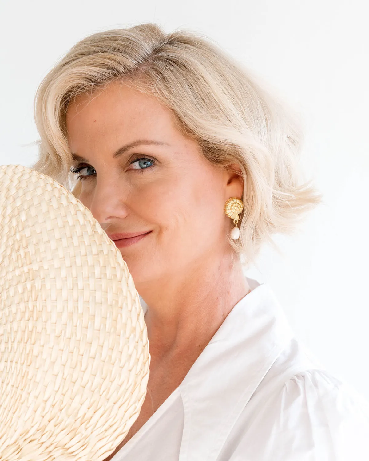 Shell Drop Earrings|Susan Shaw Outlet