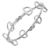 Silver Horse Bit Bangle|Susan Shaw Hot