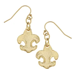 Small Fleur-de-lis Earrings|Susan Shaw Best