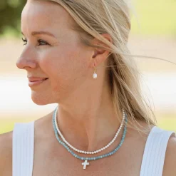 Small Freshwater Pearl Drop Earrings|Susan Shaw Sale