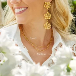 Small Paperclip Necklace|Susan Shaw Clearance