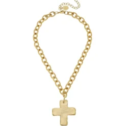 Solid Cross Necklace|Susan Shaw Sale