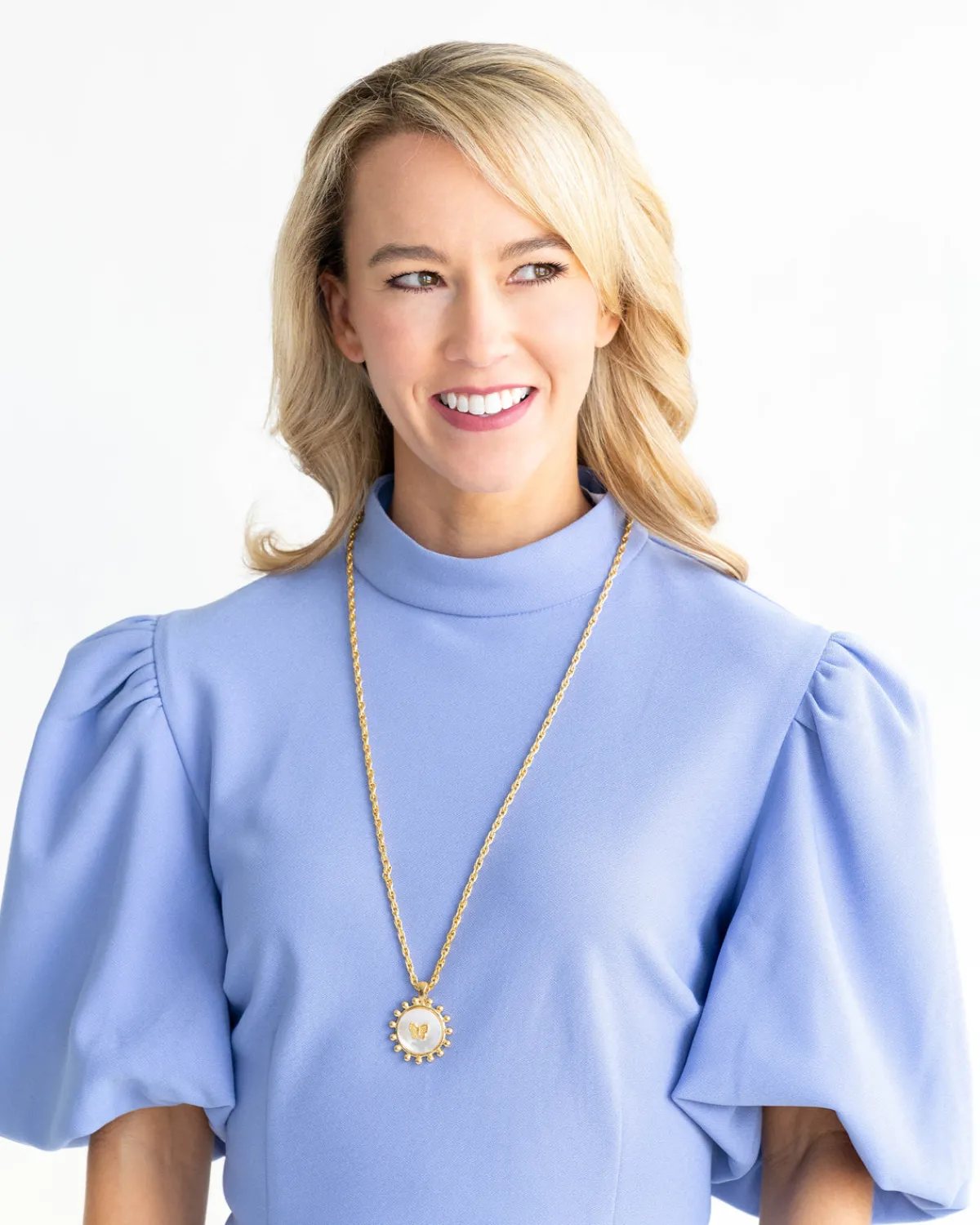 Sophie Long Butterfly Necklace|Susan Shaw Clearance