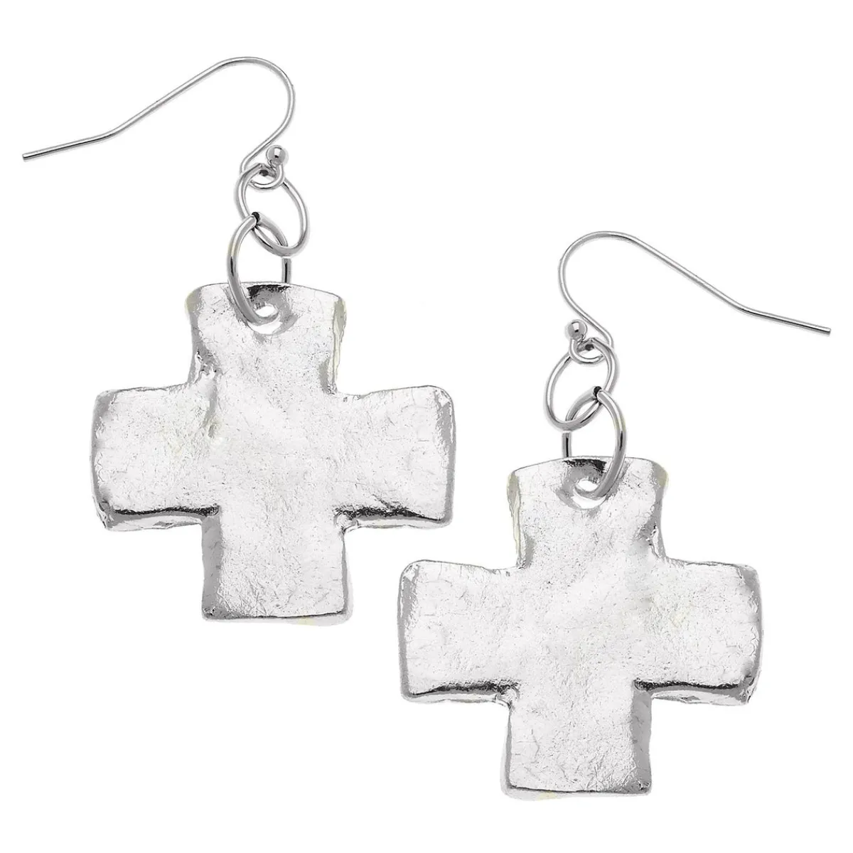 Square Cross Earrings|Susan Shaw Clearance