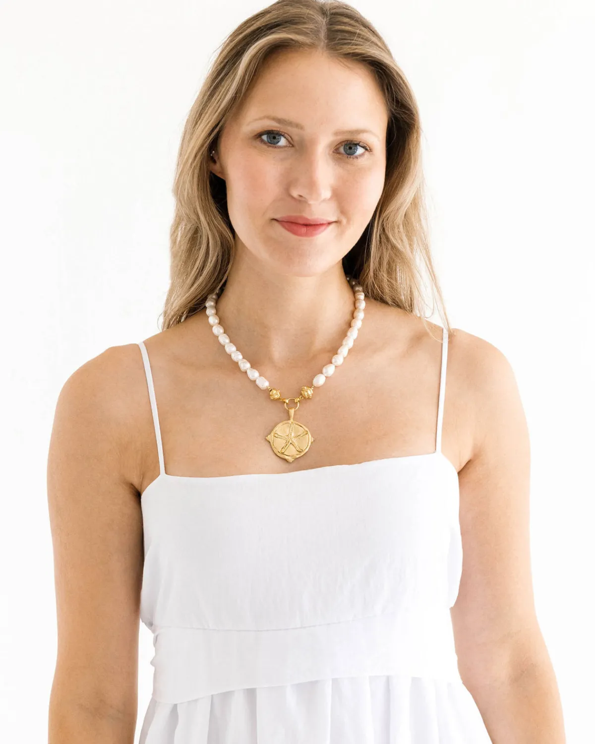 Starfish Pearl Necklace|Susan Shaw New